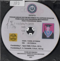Image of Perancangan Sistem Informasi Pelaporan Kegiatan Penelitian Dan Pengabdian Masyarakat Pada Perguruan Tinggi