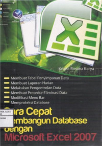 Image of Cara Cepat Membangun Database dengan Microsoft Excel 2007
