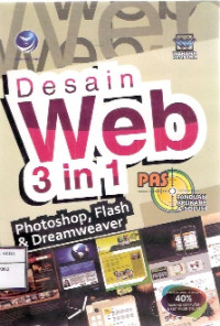 Image of PAS Desain Web 3 in 1 Photoshop, Flash, Dan Dreamweaper