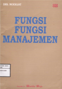 Image of Fungsi-Fungsi Manajemen