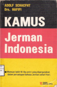 Image of Kamus Jerman-Indonesia