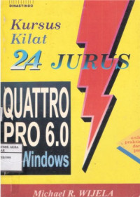Image of Kursus Kilat 24 Jurus Quattro Pro 6.0 For Windows