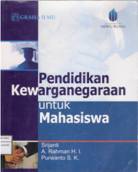Image of Pendidikan Kewarganegaraan untuk Mahasiswa