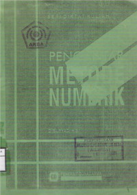 Image of Pengantar Metode Numerik