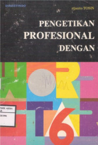 Image of Pengetikan Profesional Dengan Wordstar 6