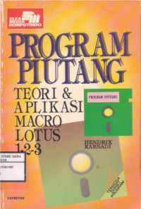 Image of Program Piutang Teori & Aplikasi Macro Lotus 1-2-3