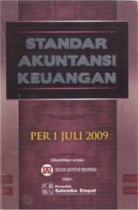 Image of Standar Akuntansi Keuangan Per 1 Juli 2009